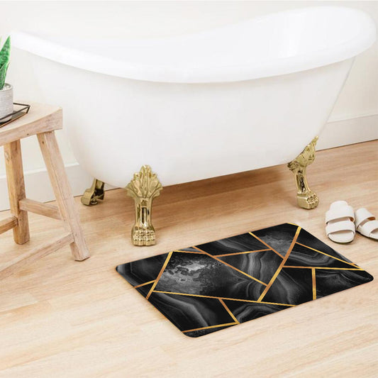 SuperSoft Black Mosaic Door Mat