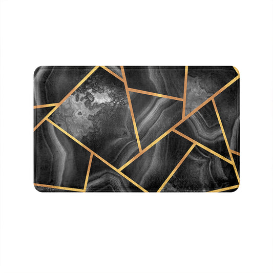 SuperSoft Black Mosaic Door Mat