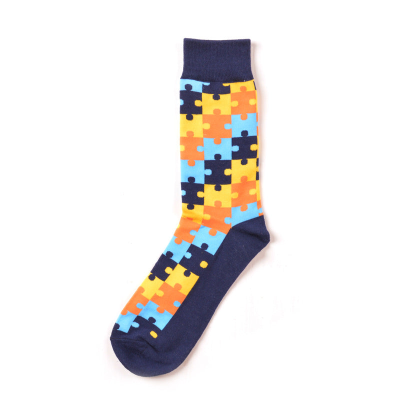Puzzles Design Crazy Socks