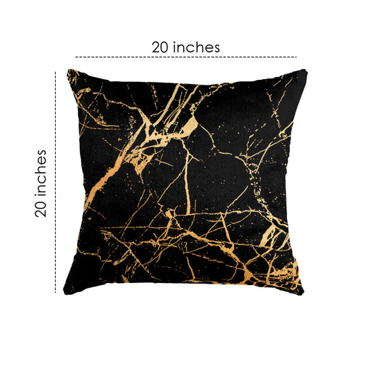 (20" x 20") SuperSoft Black Yellow Gold