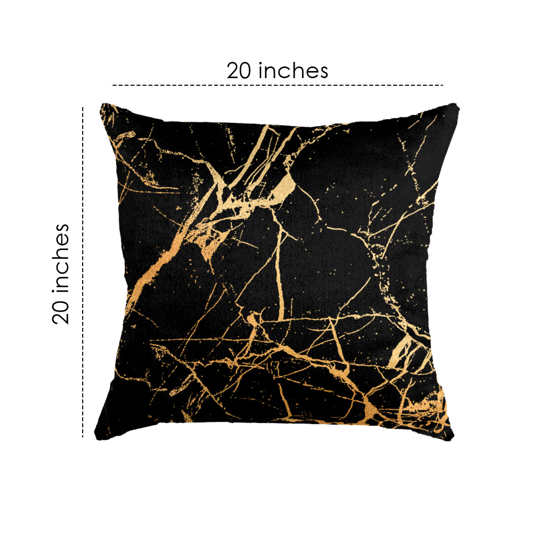 (20" x 20") SuperSoft Black Yellow Gold