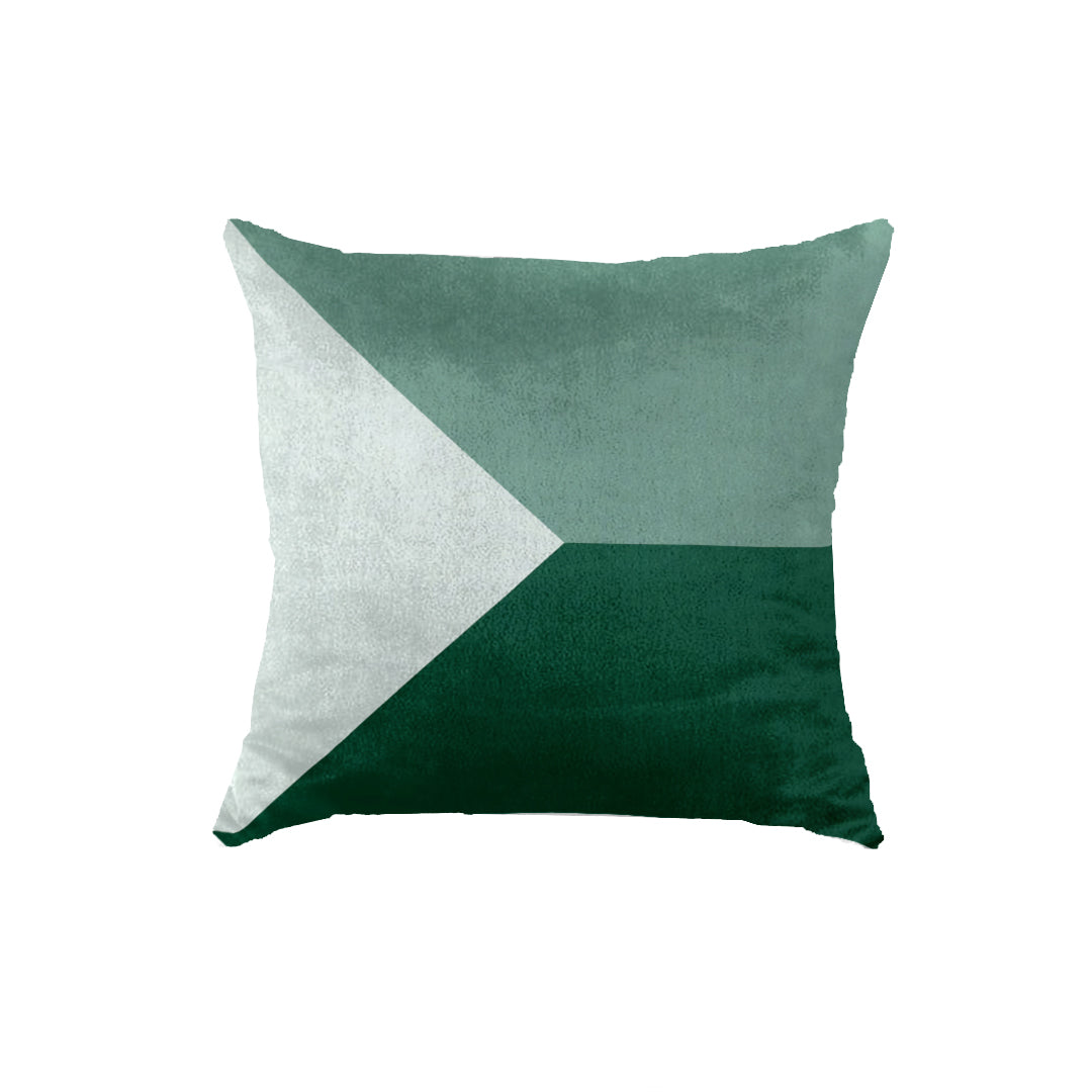 SuperSoft Shades of Green Geometric