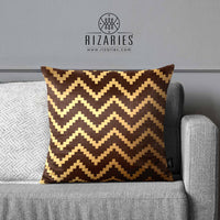 Thumbnail for SuperSoft Brown Chevron Zig Zag