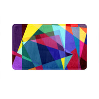 Thumbnail for SuperSoft Colorful Abstract Geo Door Mat