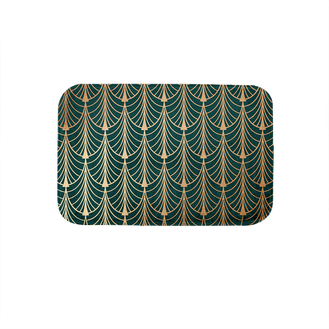 SuperSoft Gold Emerald Door Mat