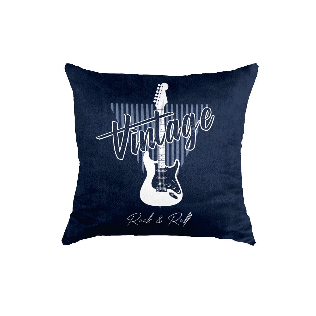 SuperSoft Vintage Music Theme Throw Cushion