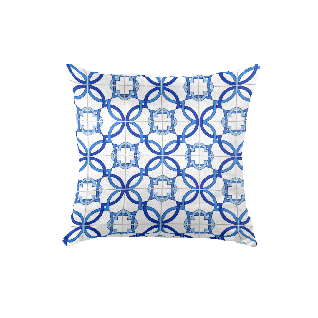 SuperSoft Navy Tile Pattern