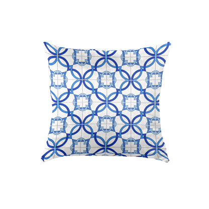 SuperSoft Navy Tile Pattern