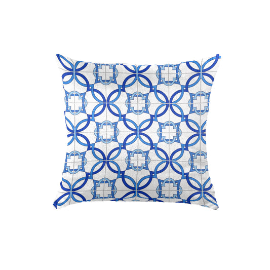 SuperSoft Navy Tile Pattern