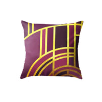 Thumbnail for Canvas Art Deco Morning Sun In Purple
