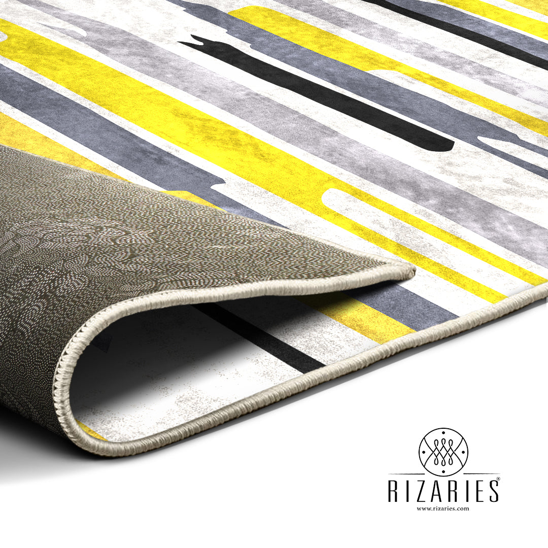 Yellow Lines Centerpiece (Rug)