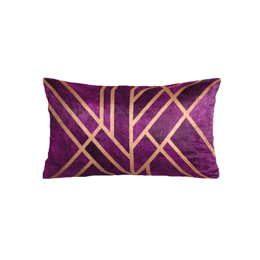 SuperSoft Purple Art Deco Rectangle