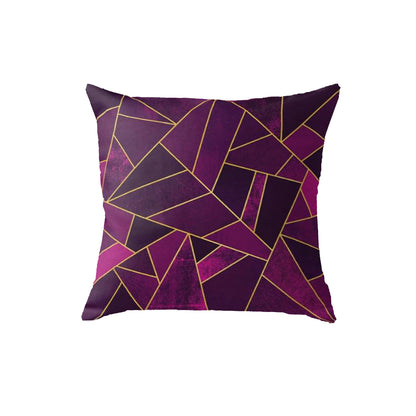 SuperSoft Purple Stone Throw Pillow