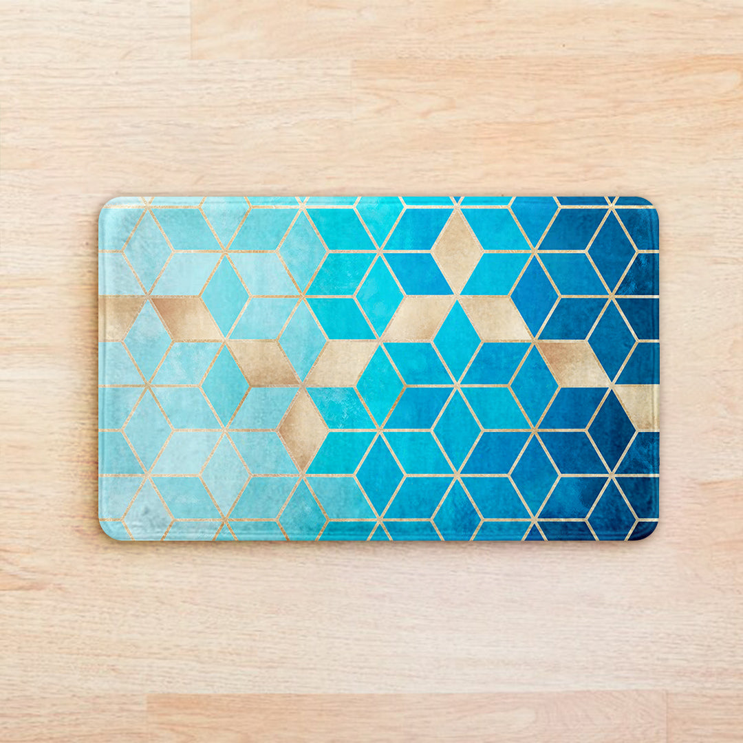 SuperSoft Sky & Cubes Door Mat