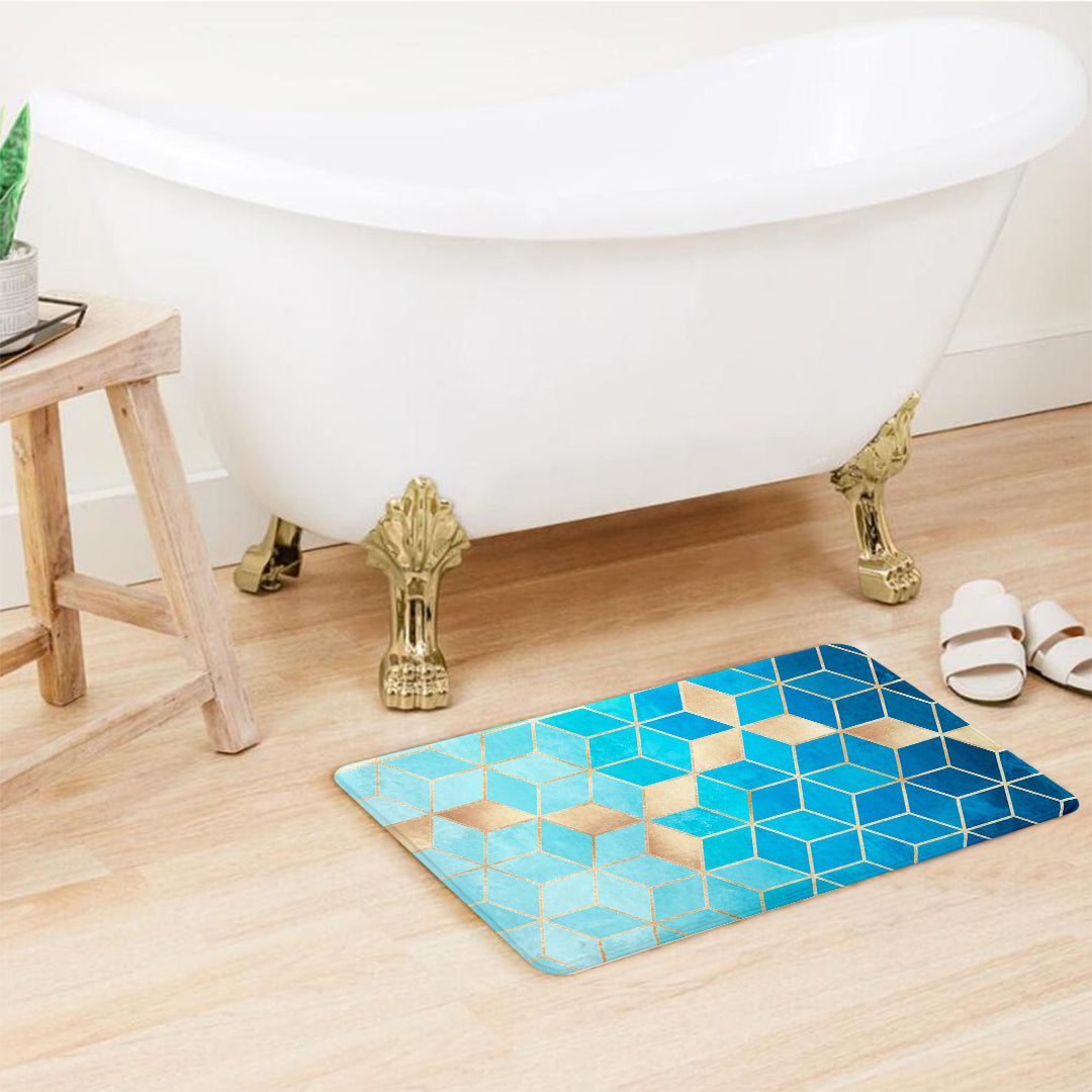 SuperSoft Sky & Cubes Door Mat