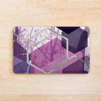 Thumbnail for SuperSoft Purple & Silver Door Mat