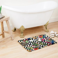 Thumbnail for SuperSoft Birds Geometric Door Mat