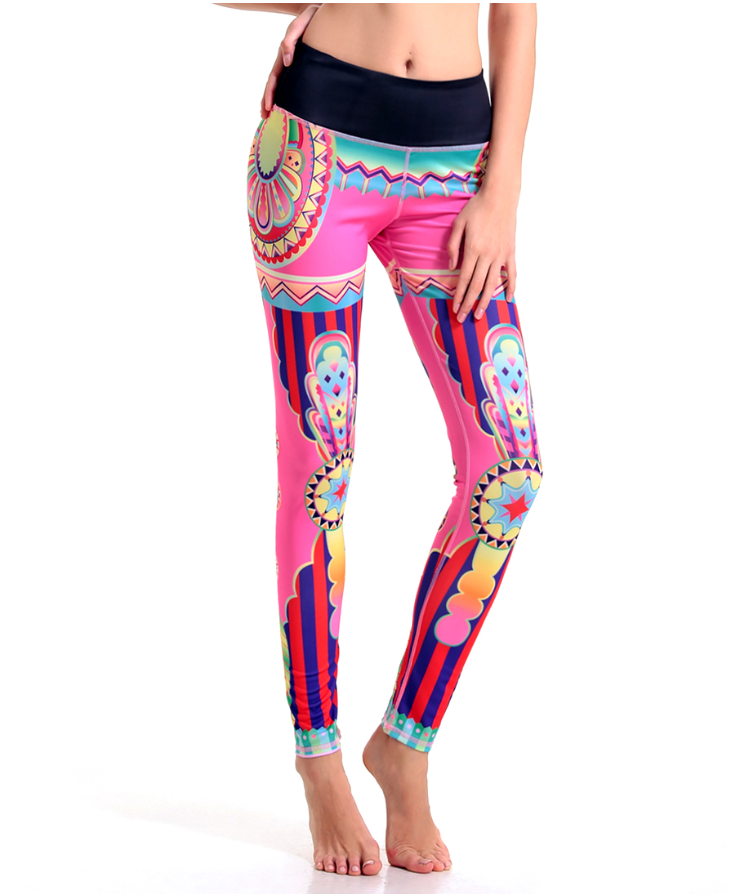 Colorful Abstract Yoga Pants