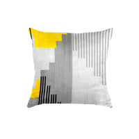 Thumbnail for SuperSoft Grey Black Lines Throw Cushion