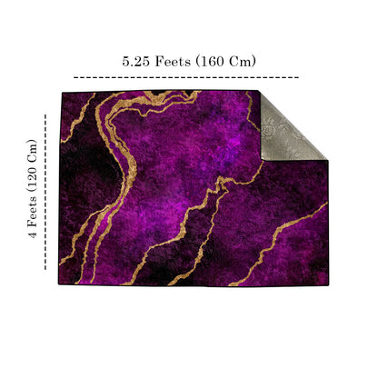 Purple Abstract Centerpiece (Rug)