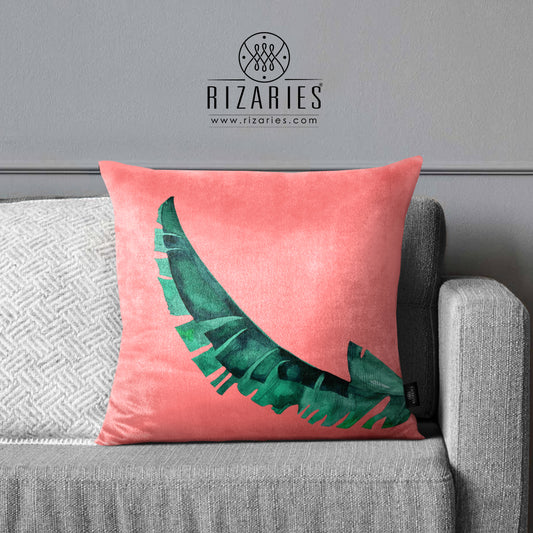 SuperSoft Pink Tropical Leaf 2