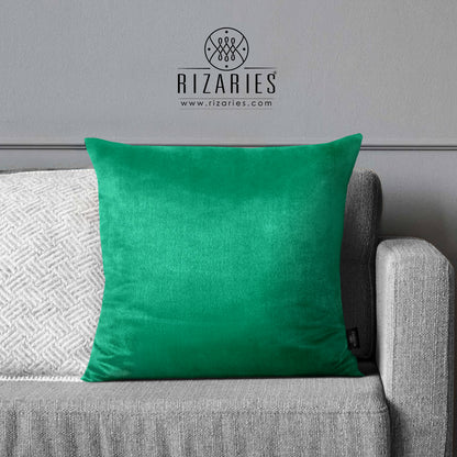 SuperSoft Plain Lite Green Throw Cushion