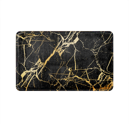 SuperSoft Black & Gold Door Mat