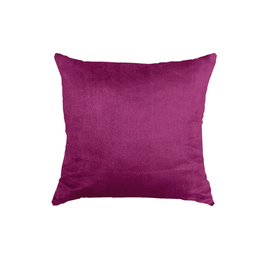 SuperSoft Plain Dark Pink Throw Pillow