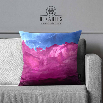 SuperSoft Shades of Pink with Blue Abstract