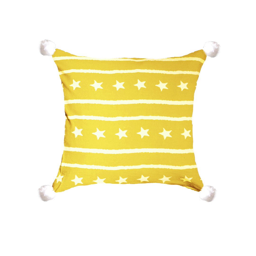 Star With Side Bushes Throw Pillow