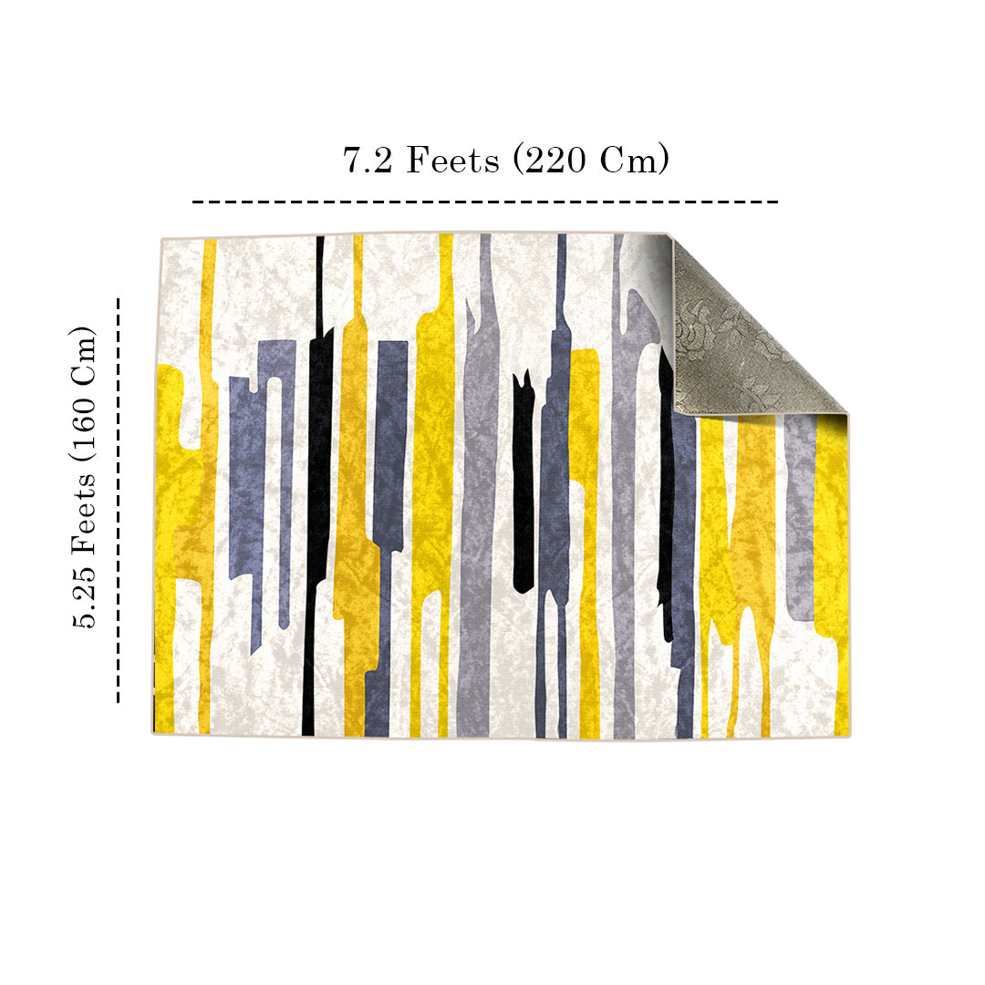 Yellow Lines Centerpiece (Rug)