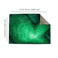 Thumbnail for Shades of Green Centerpiece (Rug)