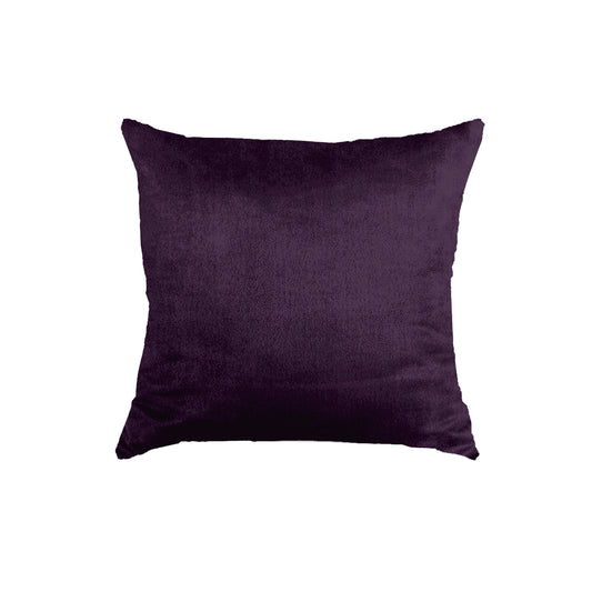 SuperSoft Plain Dark Purple Throw Pillow