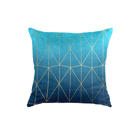 SuperSoft Teal Abstract throw Pillow