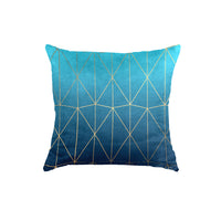 Thumbnail for SuperSoft Teal Abstract throw Pillow