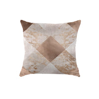 Thumbnail for SuperSoft Copper Foil Diamond Throw Pillow