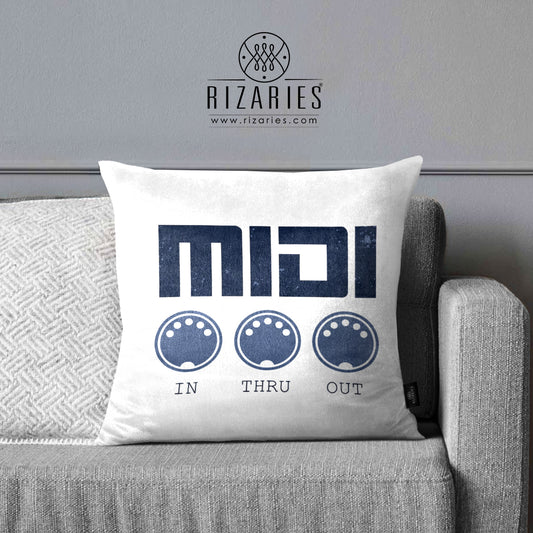 SuperSoft Music Theme MIDI Throw Cushion