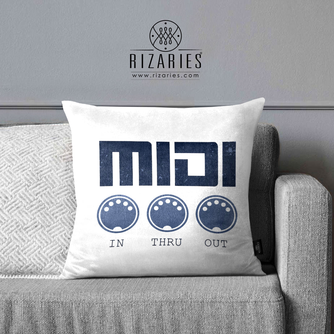 SuperSoft Music Theme MIDI Throw Cushion