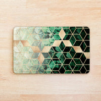 Thumbnail for SuperSoft Leaves & Cubes Door Mat