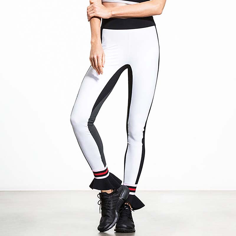 White & Grey Crazy Yoga Pants