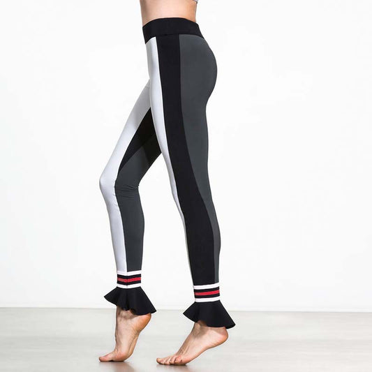 White & Grey Crazy Yoga Pants