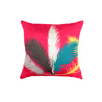 Thumbnail for SuperSoft Colorful Feathers Throw Cushion