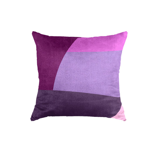 SuperSoft Purple Mist Geo Throw Cushion