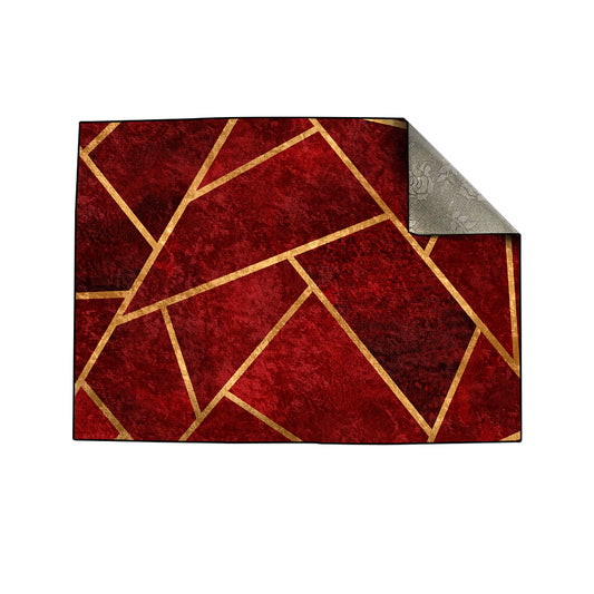 Maroon & Gold Centerpiece (Rug)