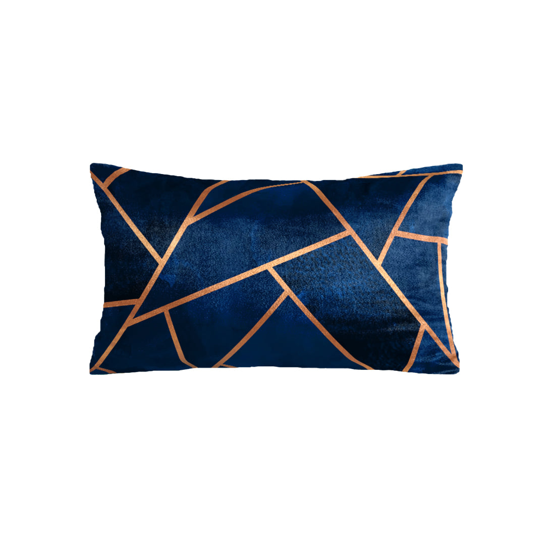 SuperSoft Navy & Copper Rectangle