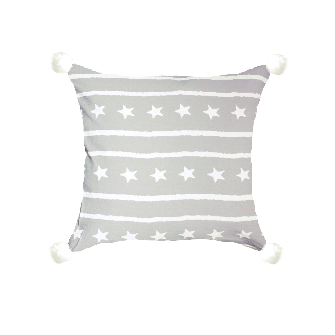 Star With Side Bushes Throw Pillow