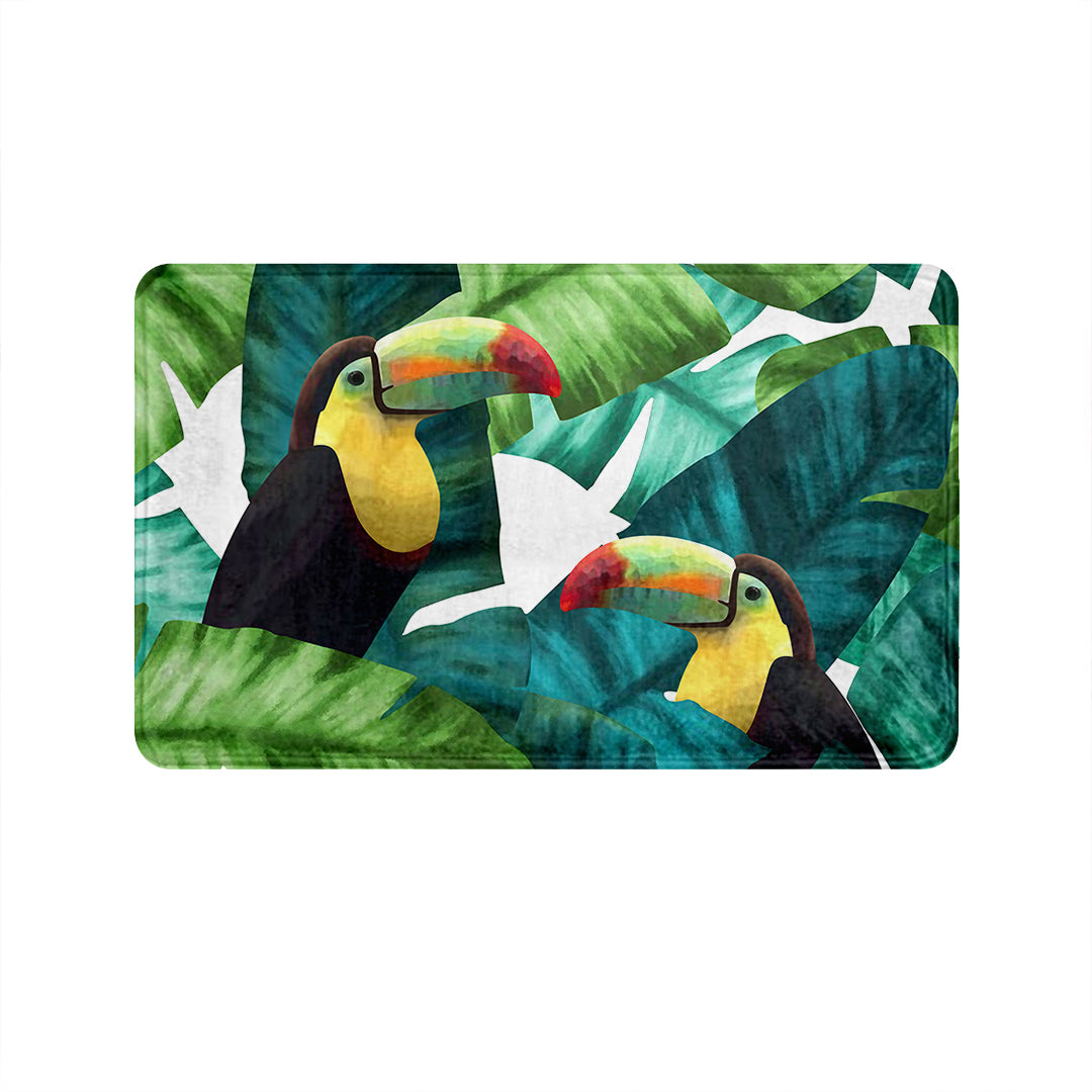 SuperSoft Tropical Parrot Door Mat