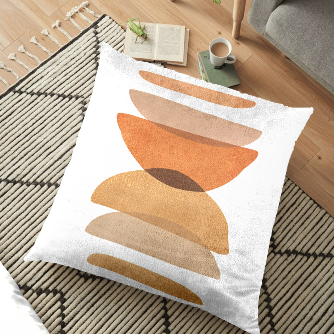 (26"x26") Supersoft Modern Rock Pattern FLOOR Cushion Cover