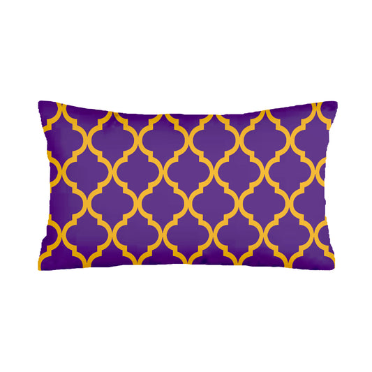 SuperSoft Mustard Quatrefoil Rectangle