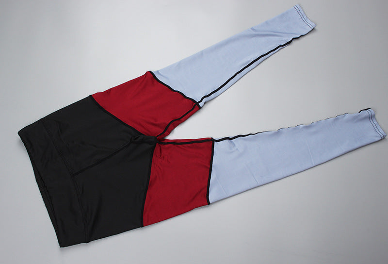 Red, Black & Grey Crazy Yoga Pant